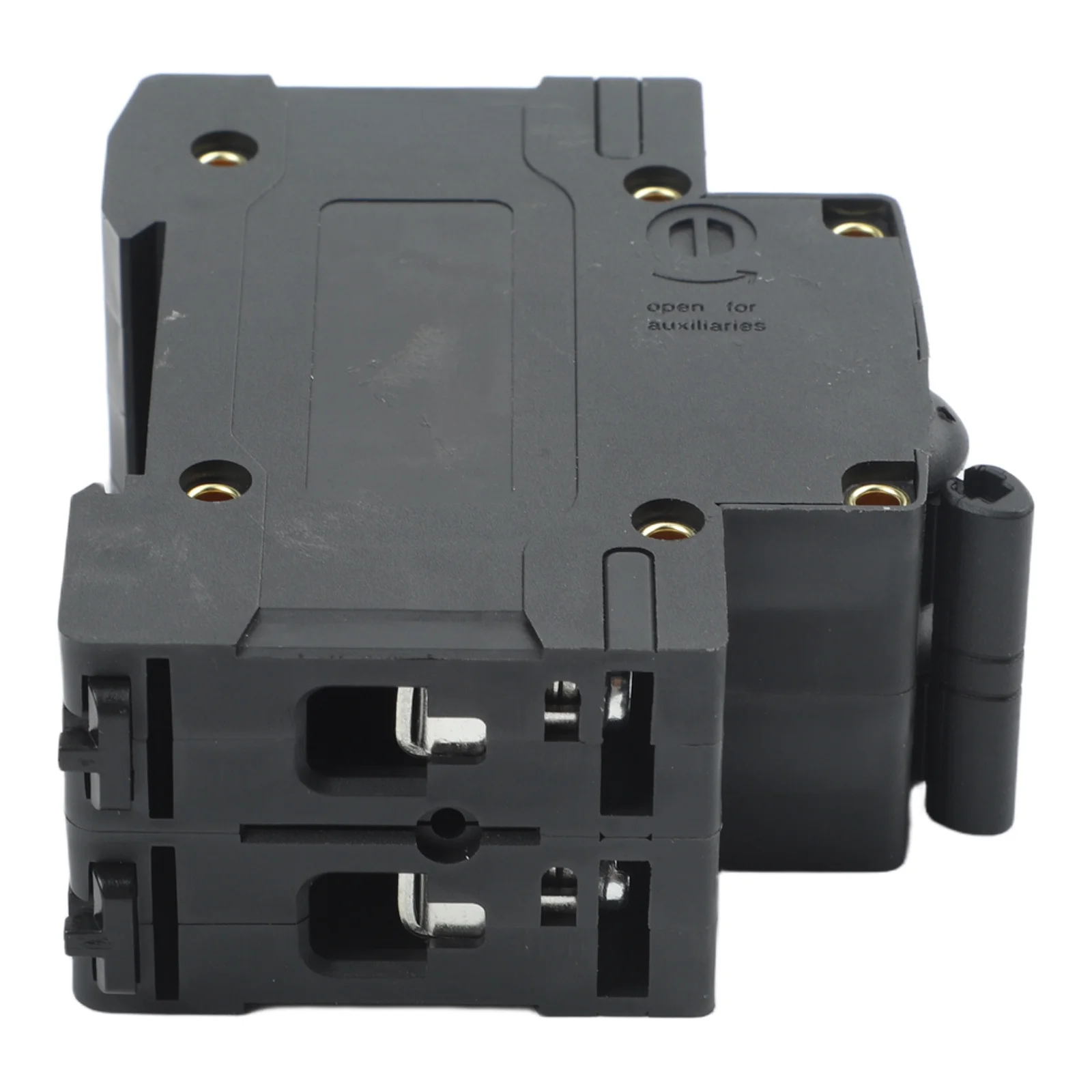 Black DC Circuit Breaker Frame Current 63A Overcurrent Trip Unit Flame-retardant PC Enclosure For Solar Installations