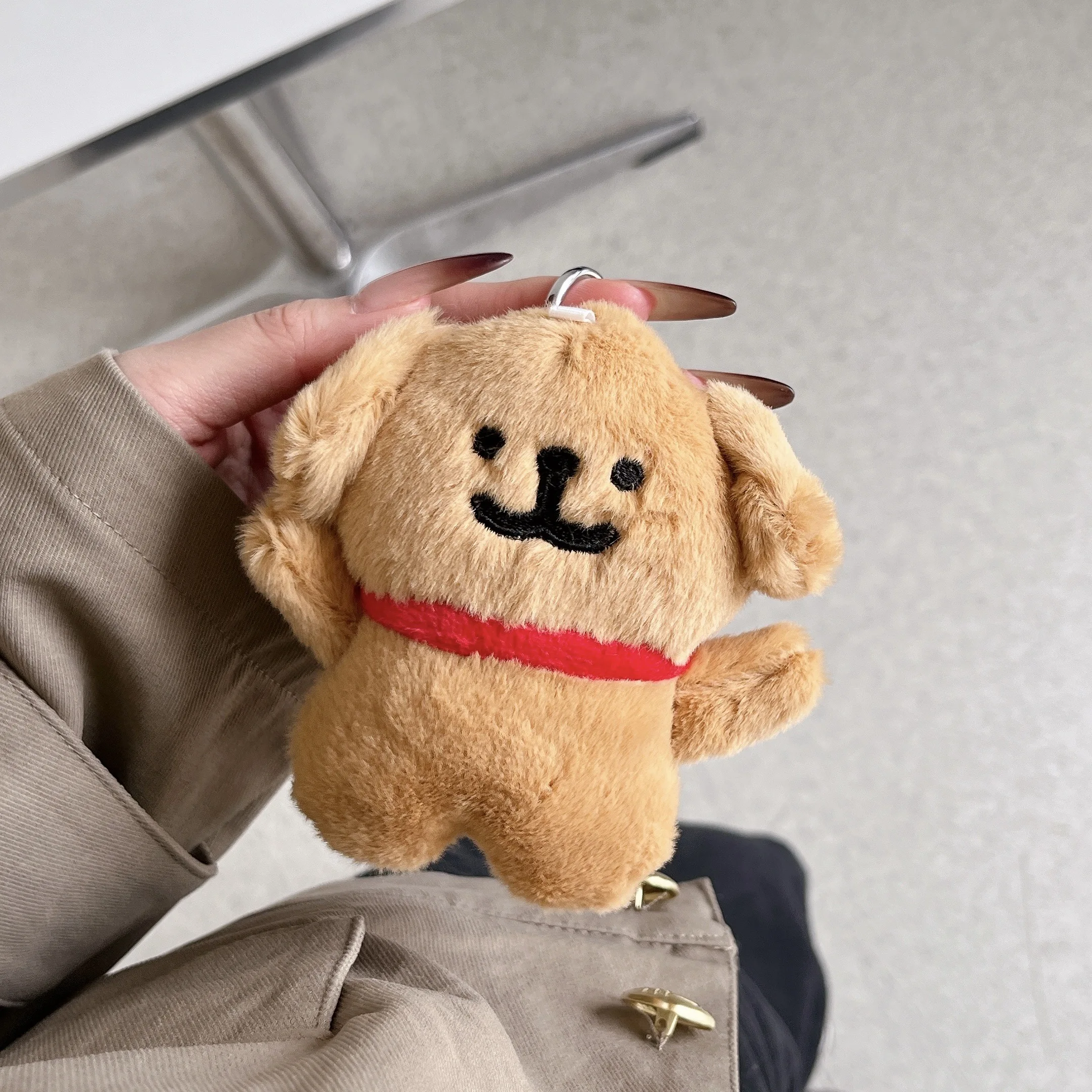 Korea Cute Plush Line Puppy Furry Earphone Case for Airpods Pro 3 1/2 3 4 Pro2 Bluetooth Headphone Charging Box Protective Cover