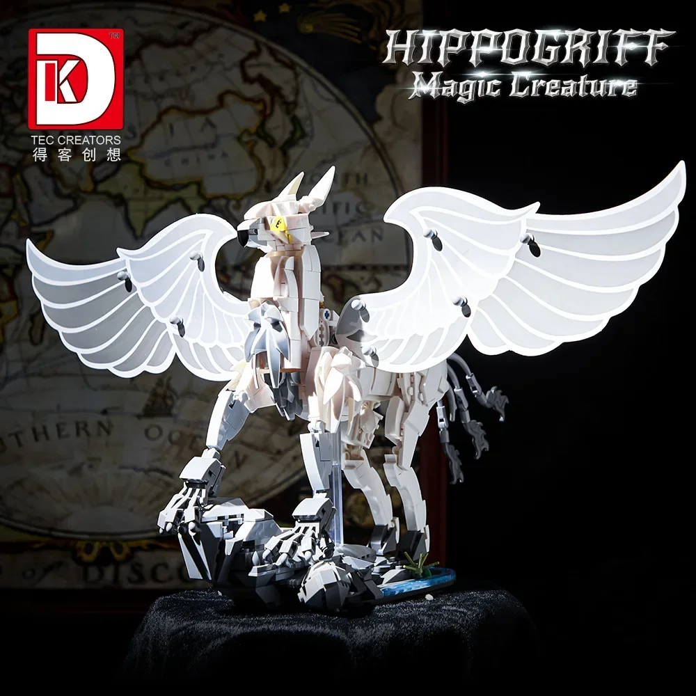 Harry Potter Hippogriff Building Blocks MOC Magic World Creature Assembly Model Mini Bricks Figure Toy For Kid Gift