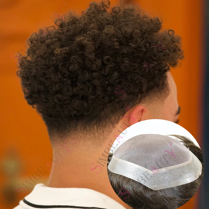 15Mm Afro Men's Cur… - image