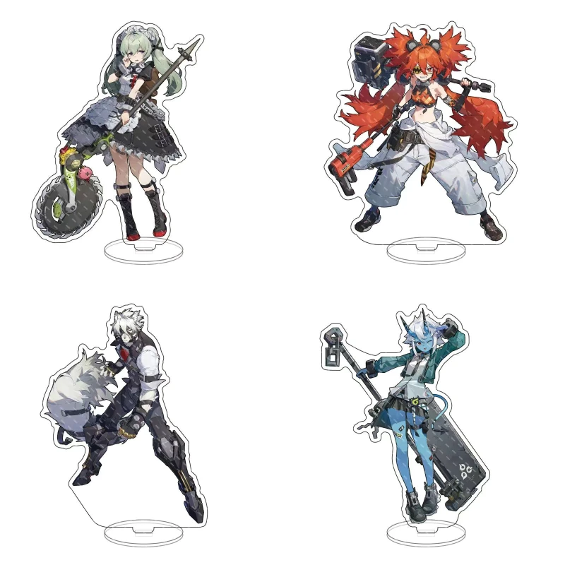 Zenless Zone Zero Acrylic Standee Billy Kid Nicole Ellen Joe Game Character Desktop Display Ornament Home Decoration Keychain