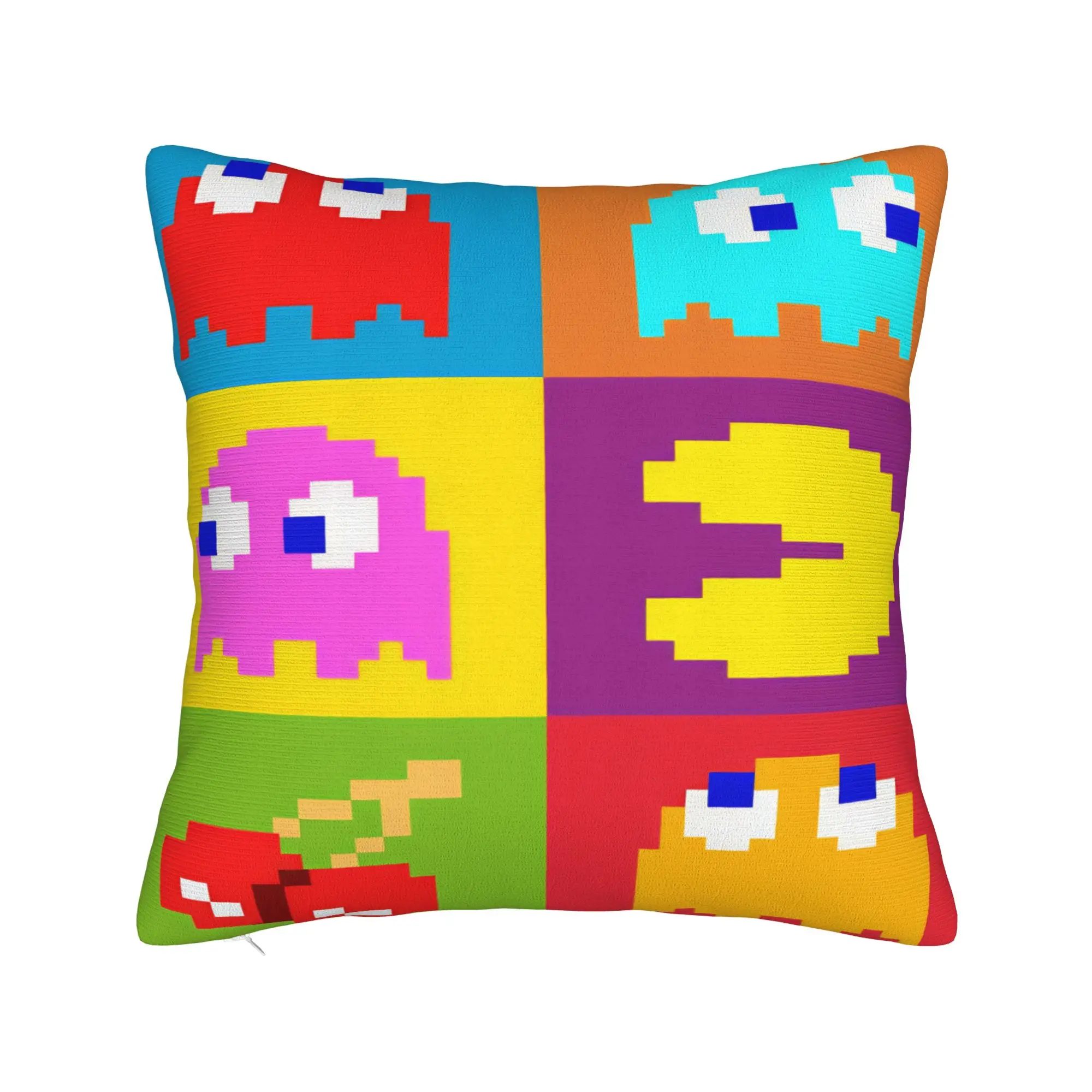 Pillow Cover Pac-Man  Retro Trendy Pillow Case For Living Room Bed Chair Pillowcases