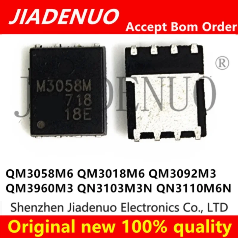 (10pcs)100% Original New QM3058M6 QM3058M M3058M 6*6 QFN8 QM3018M6 QM3092M3 QM3960M3 QN3103M3N QN3110M6N Chipset