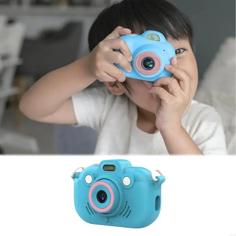 Crianças mini câmera design portátil gravação material abs durável para uso diário ao ar livre presente a2ub