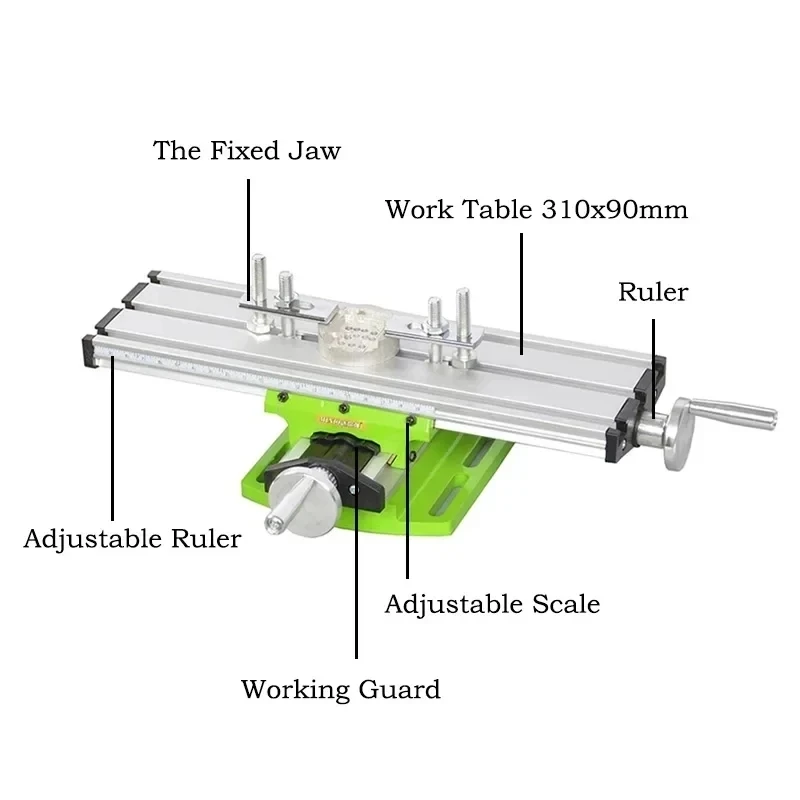 Multi-Functional Cross Bench Sliding Table Electric Drill Bench Drill Stand Mini Miniature Milling Machine DIY Stand