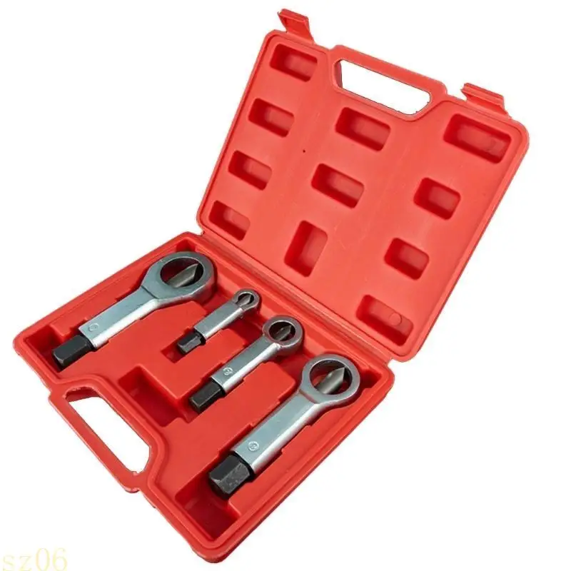 Professional 1Set Manual Nut Sinker Extractor Tools Set for Damaged Splitter Cracker Remover Rust Nut Breaker Hand Tools