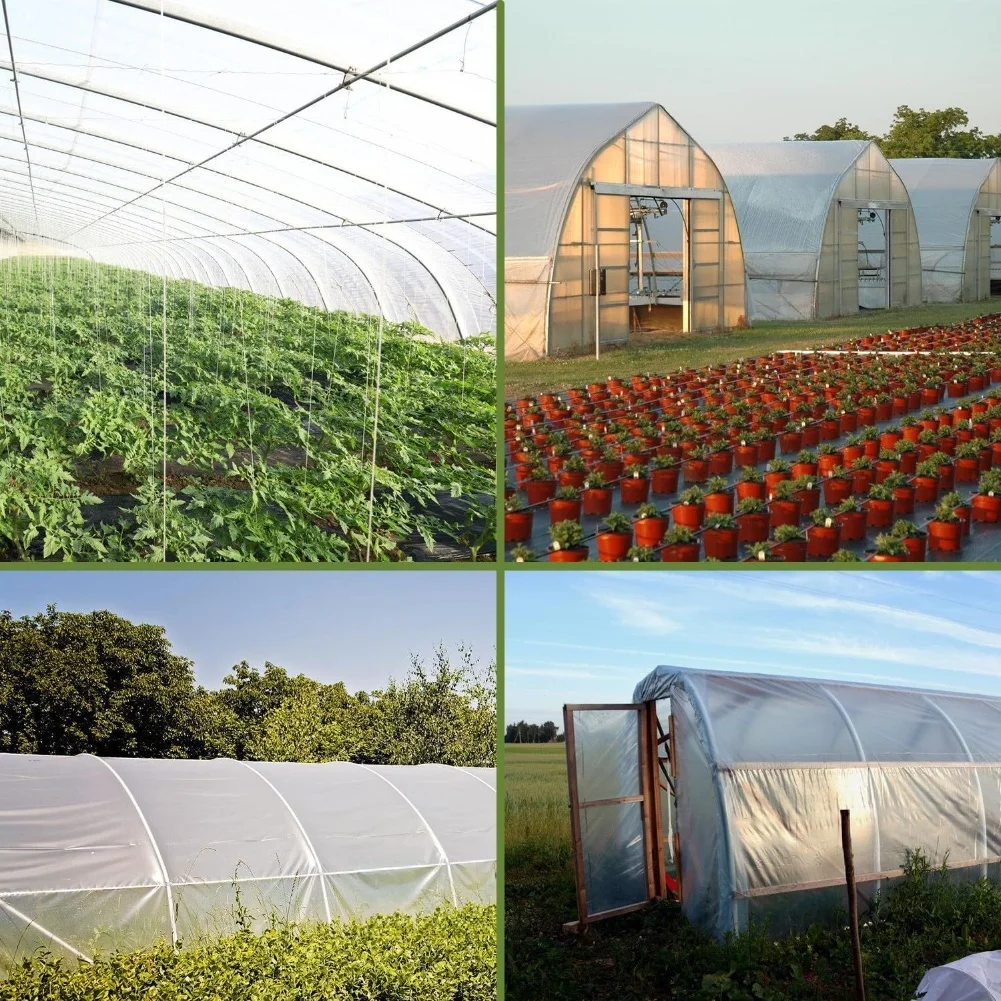 

For Gardening Essential For Greenhouse Film Crafted from Strong Polyethylene for Tear Resistance and Longevity