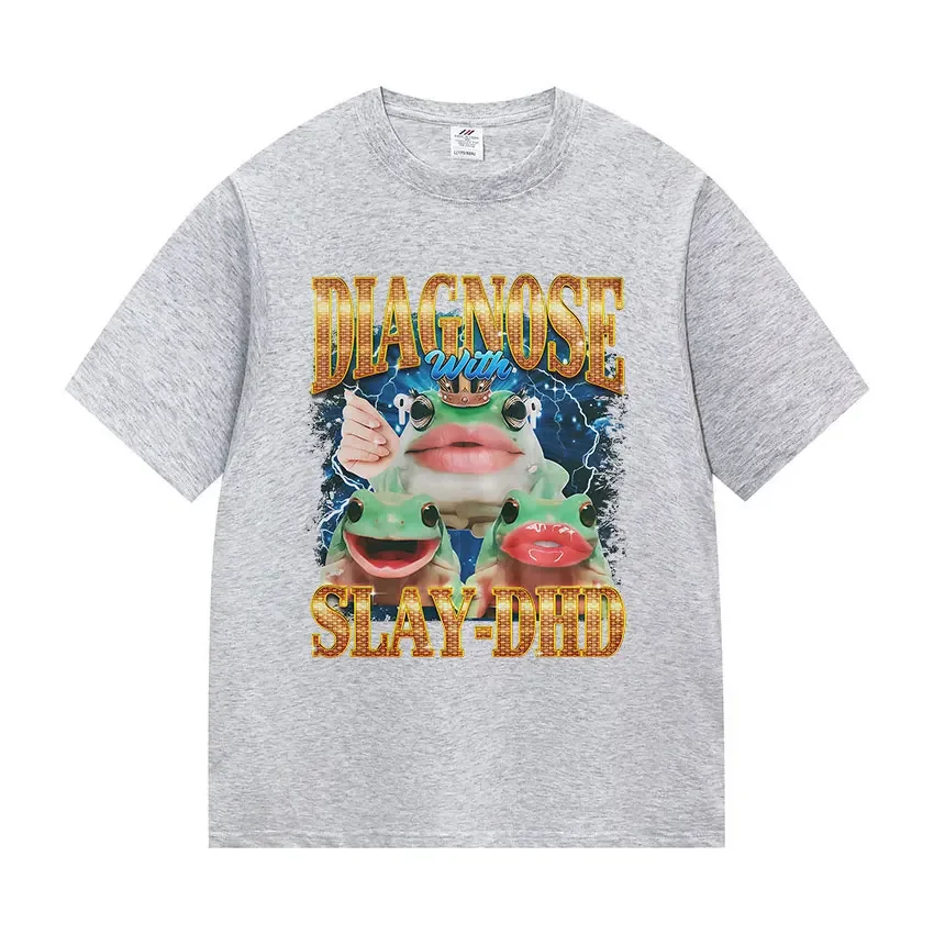 الأكثر مبيعا مضحك الضفدع الرموز التعبيرية تي شيرت لطيف وروح الدعابة نمط قصيرة الأكمام تي شيرت عصري وفضفاضة تنفس