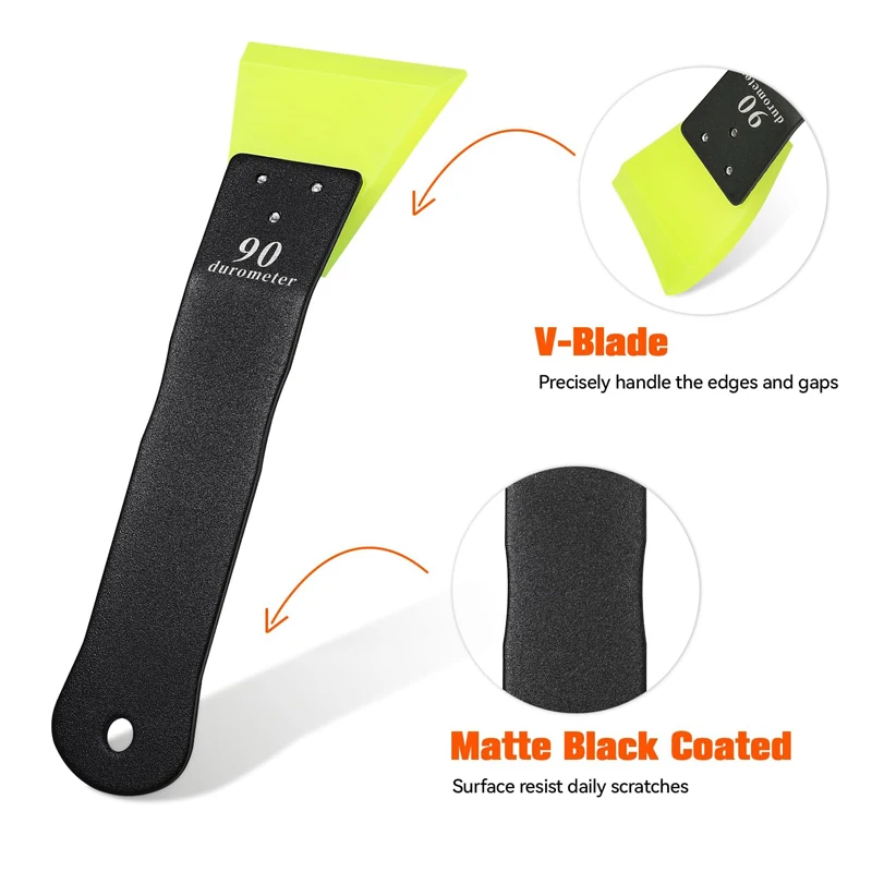 Small Squeegee for Vinyl Rubber Window Tint Windshield Corner Scraper Mini Tint Squeegee Air Bubble Remover Car Accessories view 2