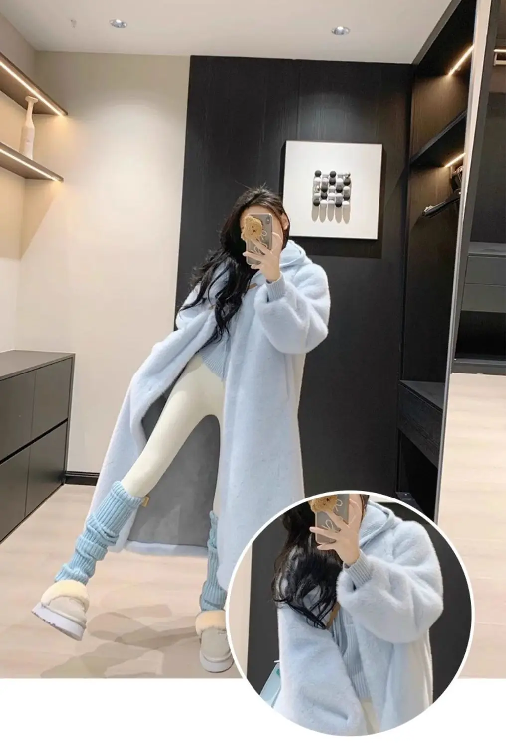 Abrigos envolventes con cuello de piel sintética para mujer, ropa de calle mixta hasta la rodilla, informal, con tirantes cortavientos, bordado Vintage, ajustado Natural, otoño