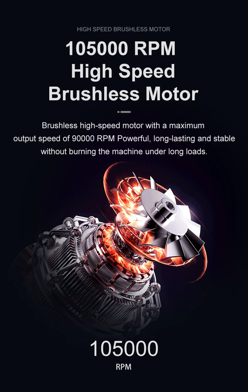 Turbo Jet Fan High Speed Vakuum Mini Elektrische Air Duster Wiederaufladbare Reiniger für PC Tastatur Auto Staub Schnee Blatt Gebläse 4-gang – Detail 3