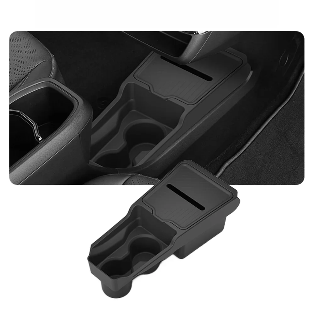 TPE Car Storage Box for 2027 For bolt EV Lower Console Tray Black 41cm x 19cm x 14cm Clutter Free Organization