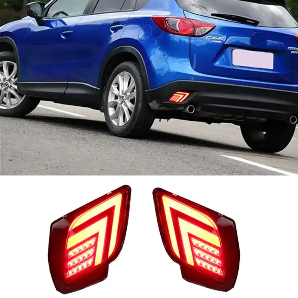 

Задний отражатель для Mazda Cx-5 2012-2016 Светодиодный фонарь заднего бампера Стоп-сигнал Отражатель