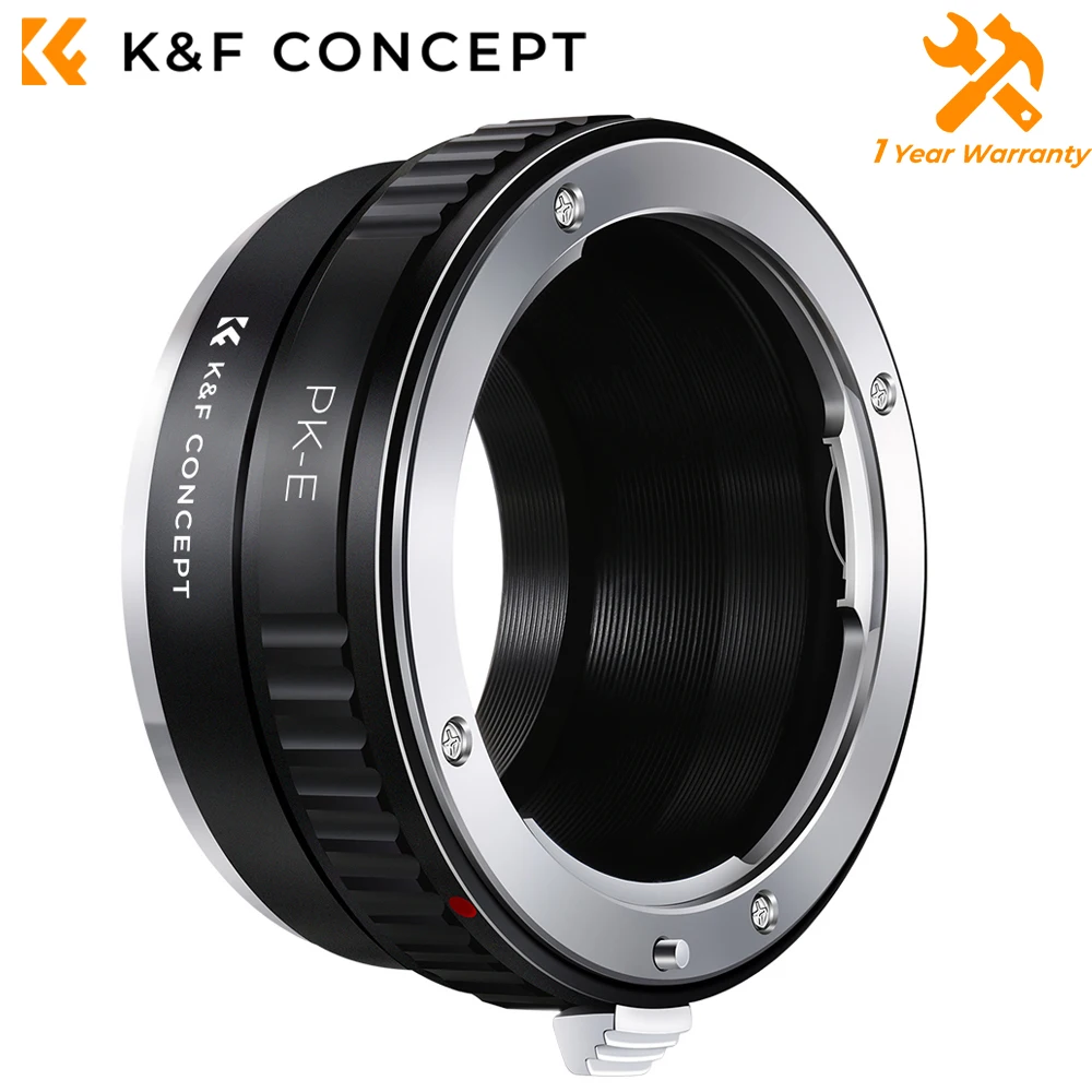 

K&F Concept Lens Mount Adapter for Pentax PK K Mount Lens to Sony NEX E-Mount Camera NEX-3 NEX-3C NEX-3N NEX-5 NEX-5C NEX-5N