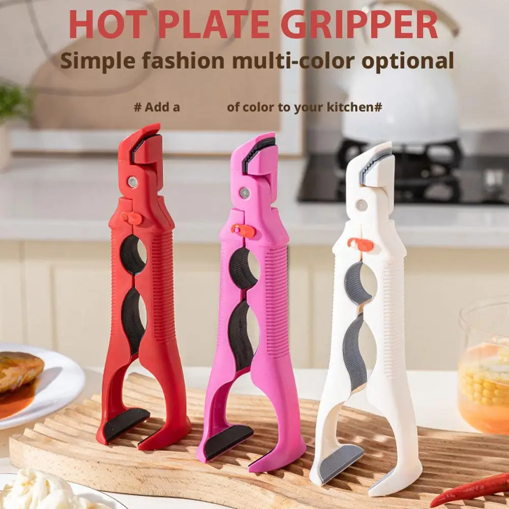 3 في 1 حامل سيليكون عدم الانزلاق مكافحة السمط كليب القابض متعددة الوظائف وعاء المطبخ كليب وعاء كليب أدوات المطبخ دائم #6
