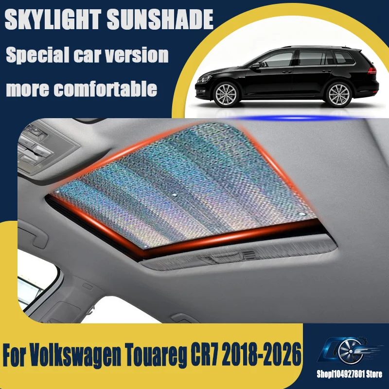 Sunroof Sunshade For Volkswagen Golf Travel Edition 2014-2020 Car Sun Shade Window Stickers Parts Car Sun Visor