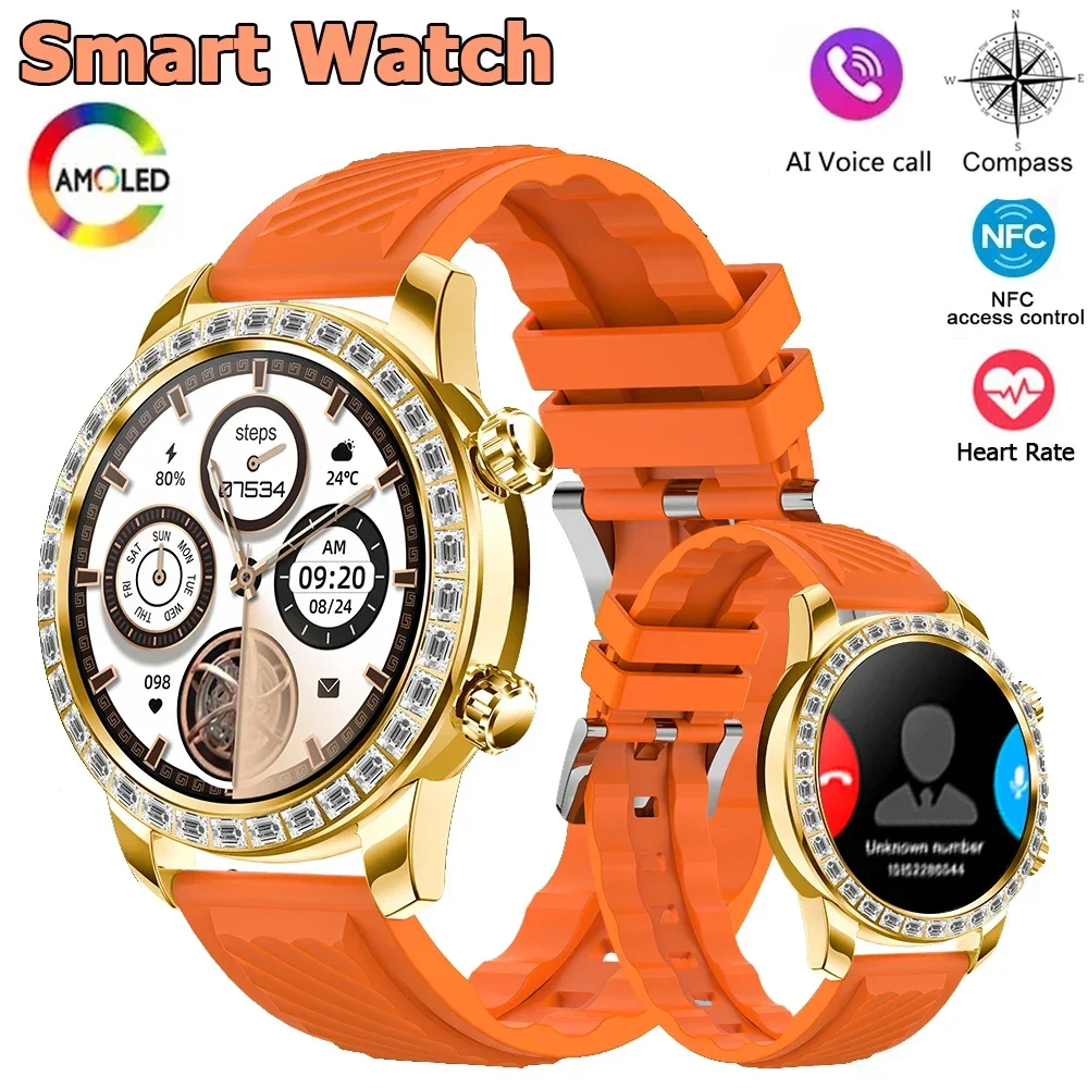 Z89 ProMax Smartwatch Men Gesture Manipulation Bluetooth Calls AMOLED Screen Compass Heart Rate GPS Display Sports Smartwatch