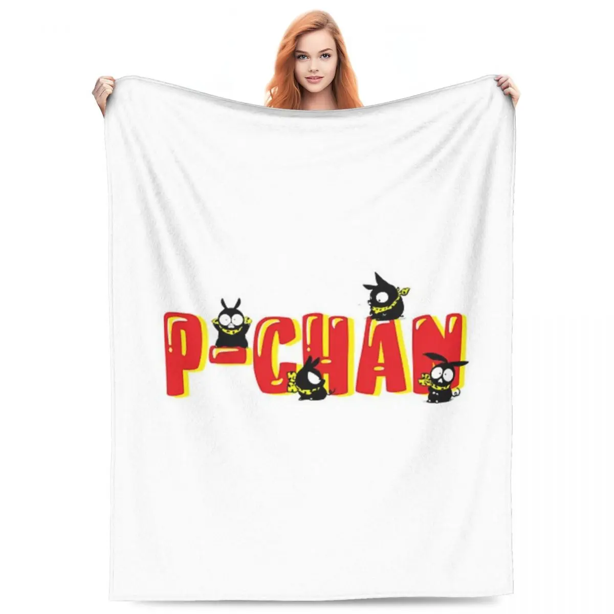 

P Chan Ranma Blanket Fleece Sofa Throw Blanket Warm Throw Blankets for Home Bedroom Office Throws Bedspread Quilt