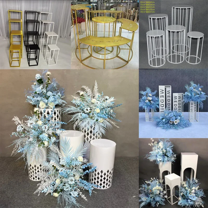 

Wedding Dessert Table Pillar Square Dessert Table Cylinder Dessert Table Wedding Banquet Roadmap Birthday Party Engagement