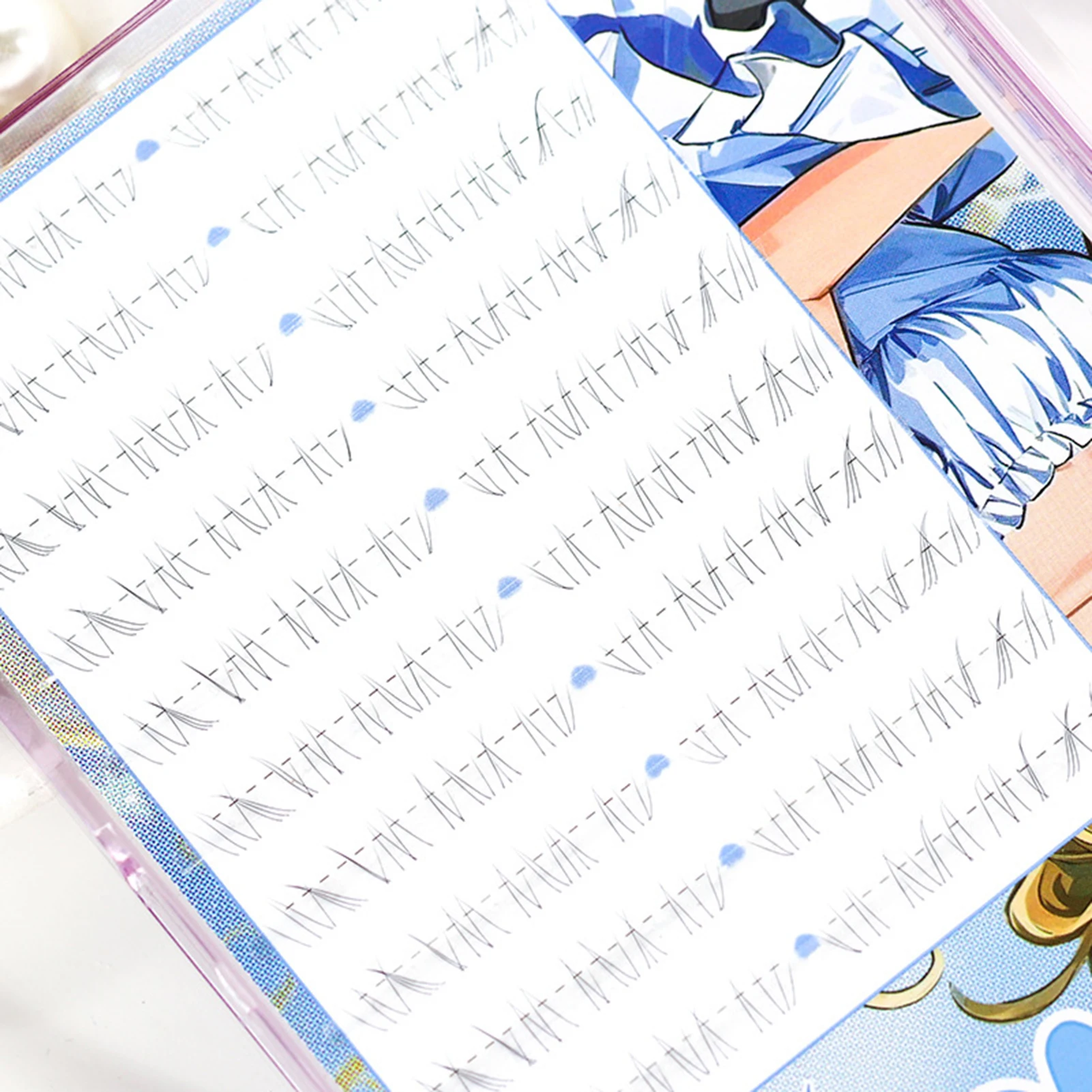 ต่อขนตาล่างแบบ DIY สไตล์เกาหลี ขนตาปลอมบางเบา น้ำหนักเบา กาวติดแน่น ดูเป็นธรรมชาติ สำหรับใช้ในชีวิตประจำวัน