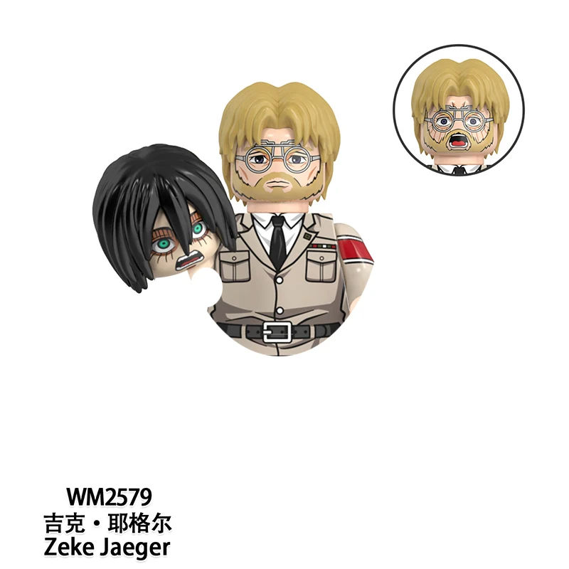 2026 Neue Mini-Bausteine Actionfiguren Attack on Titan Charaktere Bauklötze für Spielzeug Geschenke Kinder