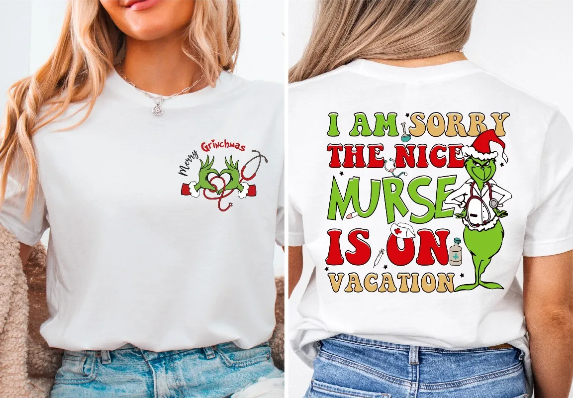 

Disney Nurse Christmas Sweatshirt Disney Monster Christmas Nursing Shirt Nicu Nurse Christmas Shirt