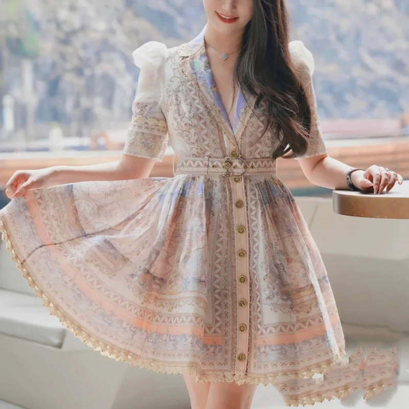 

This Year's Popular and Beautiful Star StyleTTaiwan Catwalk Evening Long Dress French British Style Elegant Goddess Dress