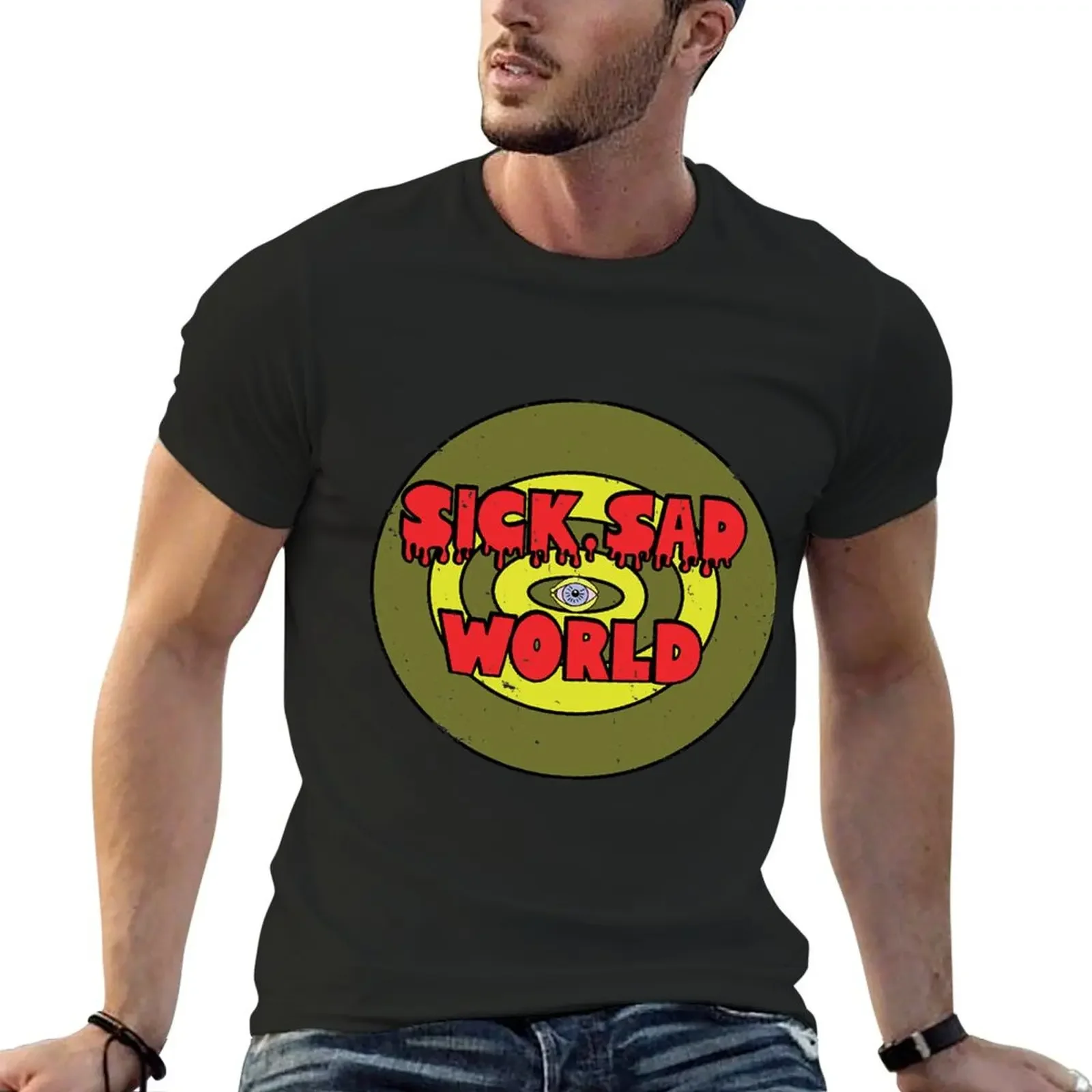 

Sick.Sad World T-Shirt cute clothes korean fashion Men's cotton t-shirt