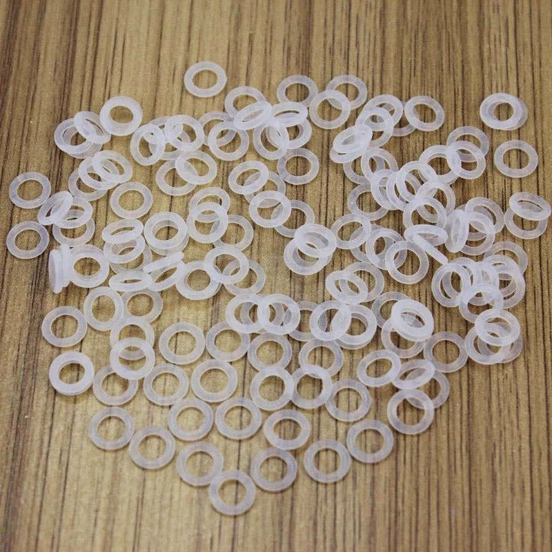 120Pcs/Pack Transparent O-shape Rubber Ring Multifunction Waterproof Standard Rubber Rings Wholesale