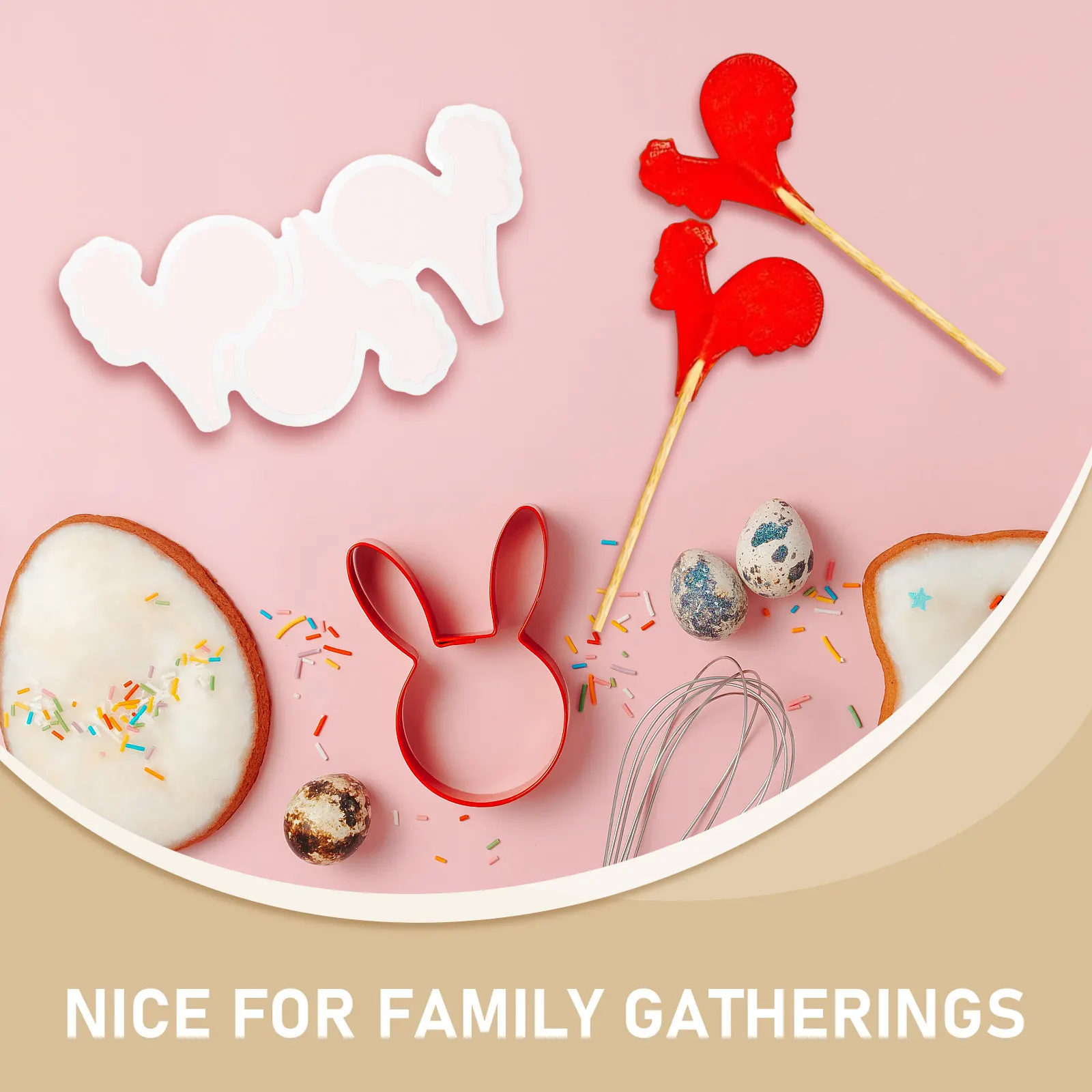 2Pcs Rooster Silicone Mold Chocolate Candy Baking Supplies DIY Bakery Tools Cake Decorating Chocolate Cheese Lollipops