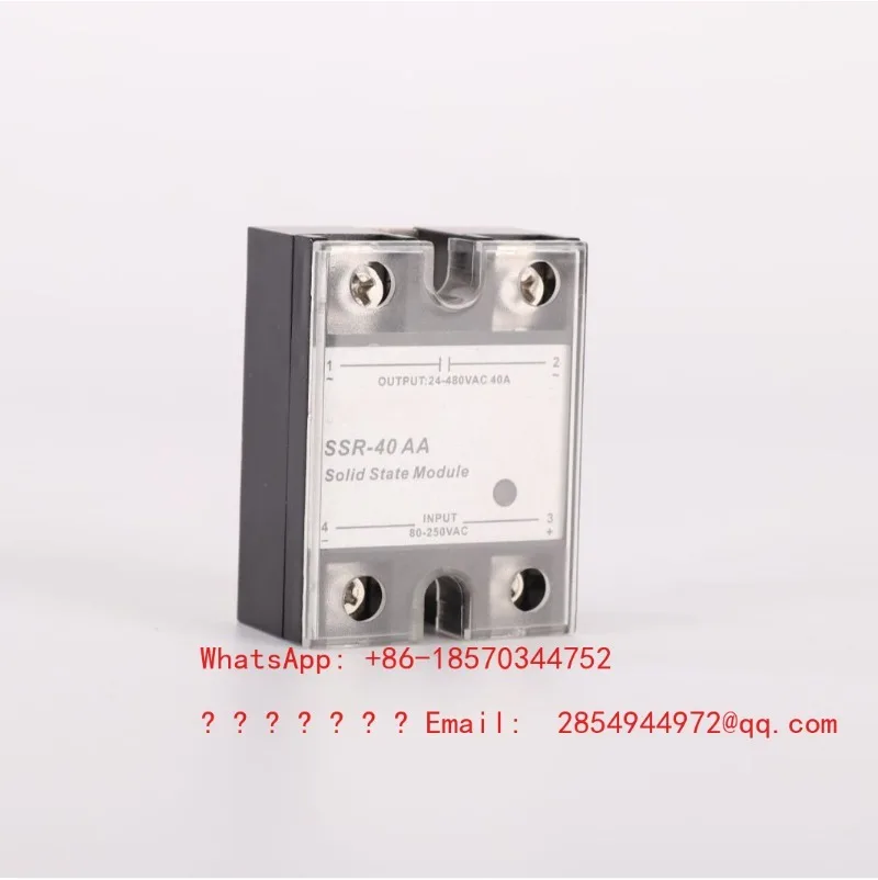 AC Controlled AC, Single Phase Solid State Relay SSR-40AA Voltage Regulator