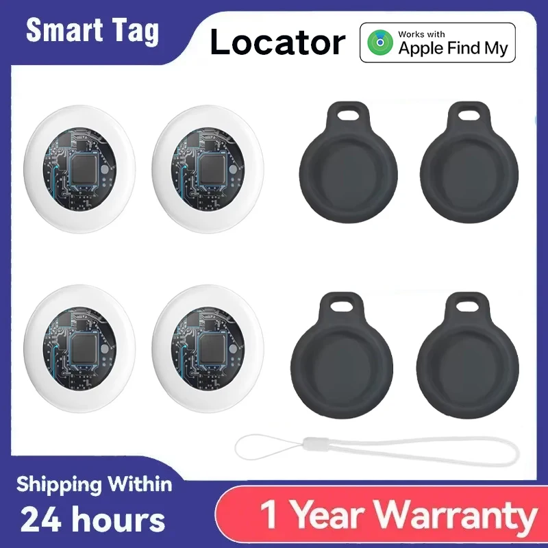 Timethinker Smart Bluetooth GPS Tracker Airtag Work with Apple Find My APP I Tag Anti Lost Locator Pet Finder Air Tags For IOS