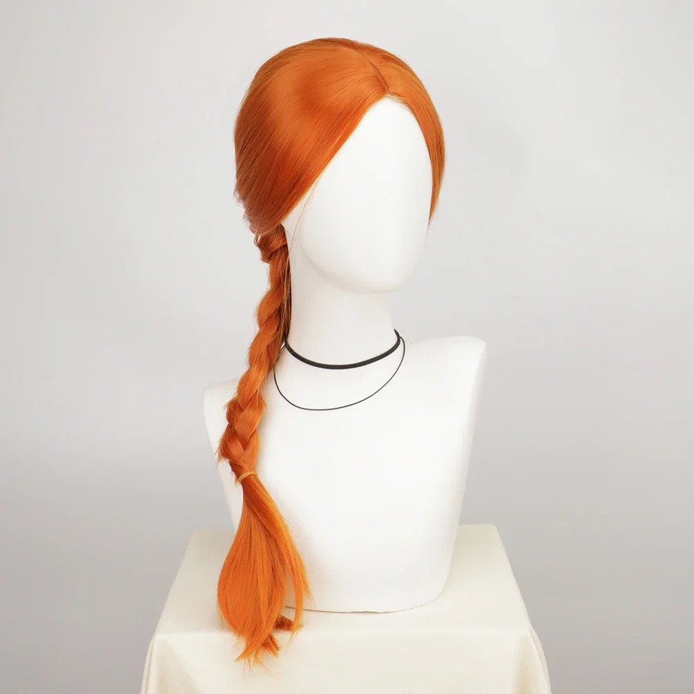 フィオナコスチューム女性フィオナプリンセスウィッググリル大人フィオナハロウィンコスプレウィッグオレンジコスプレ衣装ハロウィンウィッグ