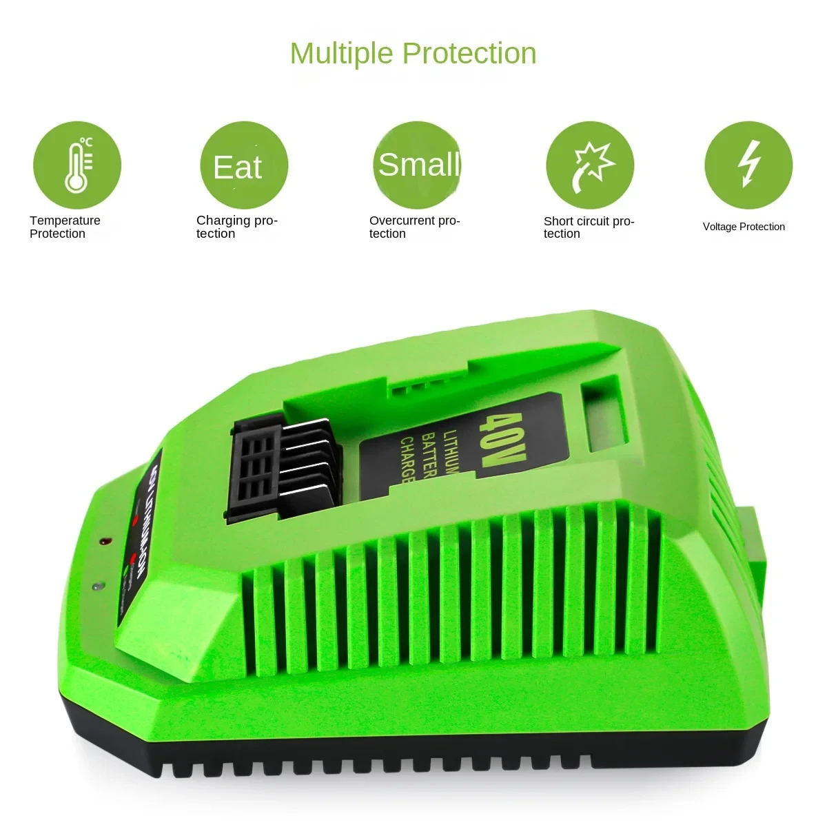 شاحن بديل لبطارية ليثيوم Greenworks 40V 29482 29462 29472 2938302   BAF702 L-300 BAF704 BAF705 G-MAX أدوات كهربائية