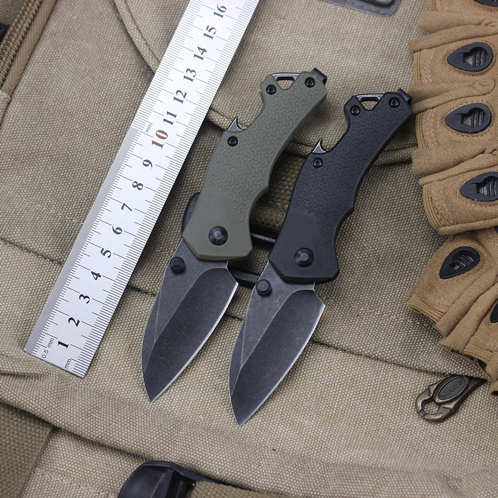 Portable KS 8337 Pocket Folding Knife Outdoor Multipurpose Survival Camping Small Knives Keychain Knife with Bottle Opener