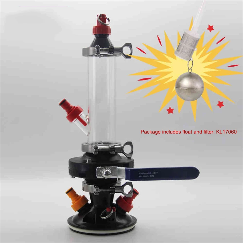 

Комплект для ферментации KL17060: 2-дюймовый дозатор хмеля, ферментационная емкость, оборудование для домашнего пивоварения, комплект для ферментации хмеля под давлением TC Hop Bong