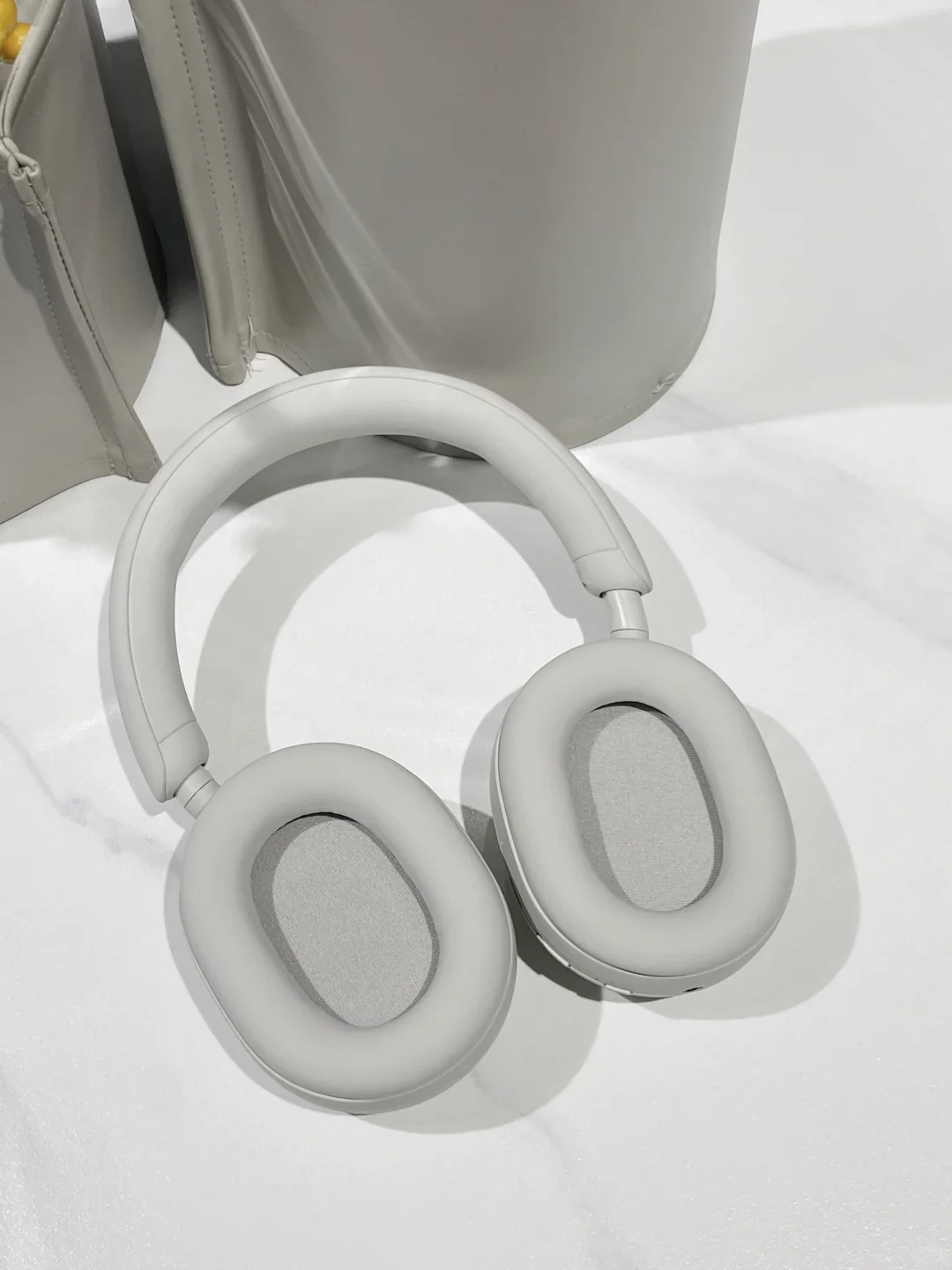 Sony-auriculares inalámbricos WH-1000XM5, audífonos con cancelación de ruido, batería de 30 horas, ajuste suave, procesador integrado de cuero V1 4, micrófonos negros 6