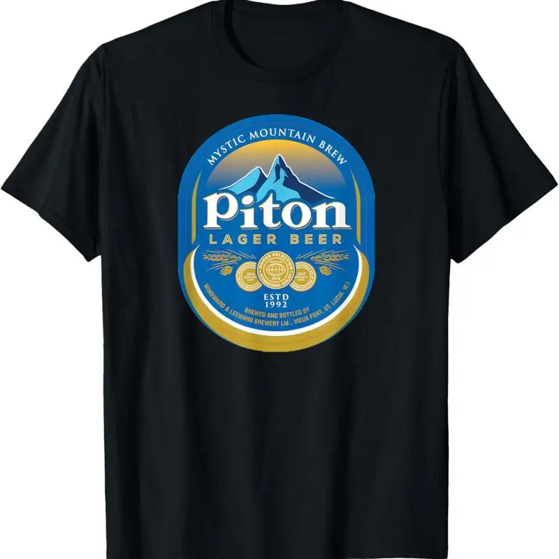 Piton Beer St Lucia camiseta Logo bebida caribeña