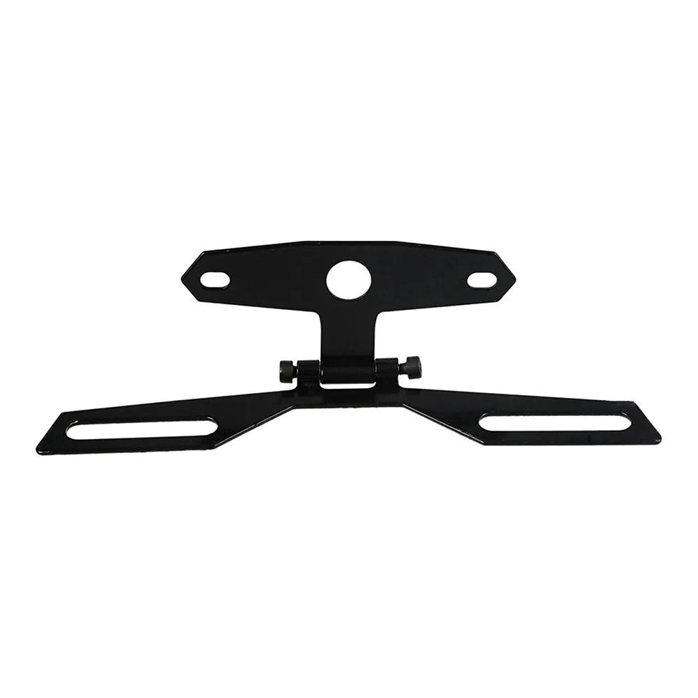 

Adjustable For Motorcycle Folding License Plate Holder Tail/Rear Light Bracket Mount