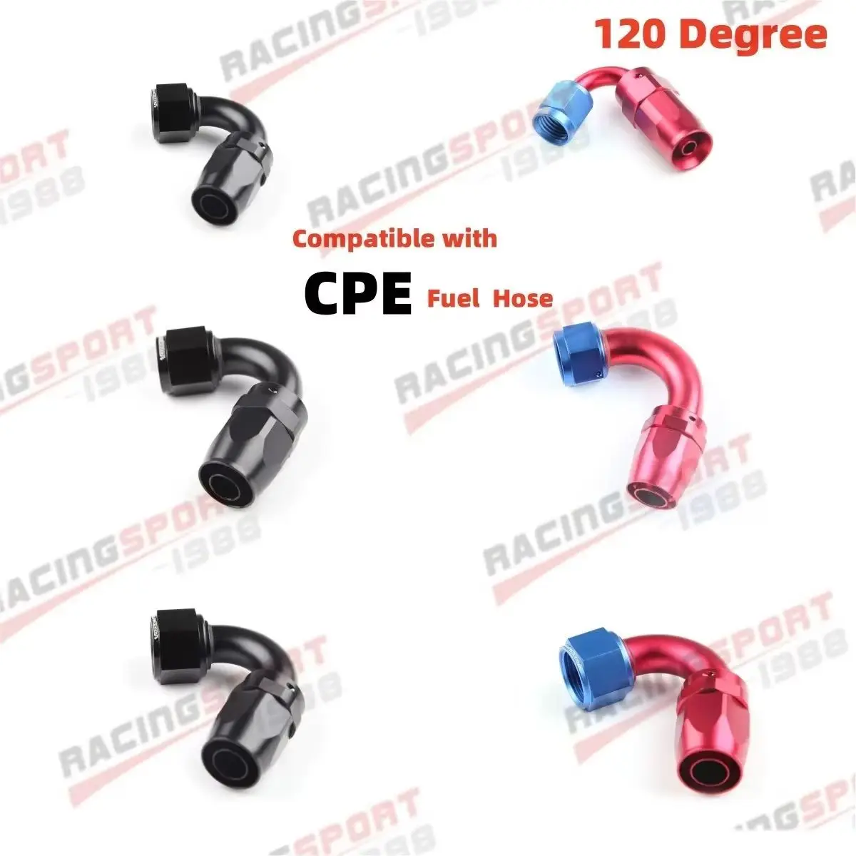 

AN6/AN8/AN10/AN12/AN16 Straight 120° Degree Aluminum Swivel Hose End Fitting Adapter Oil Fuel Line NPT PLUG Wholesale