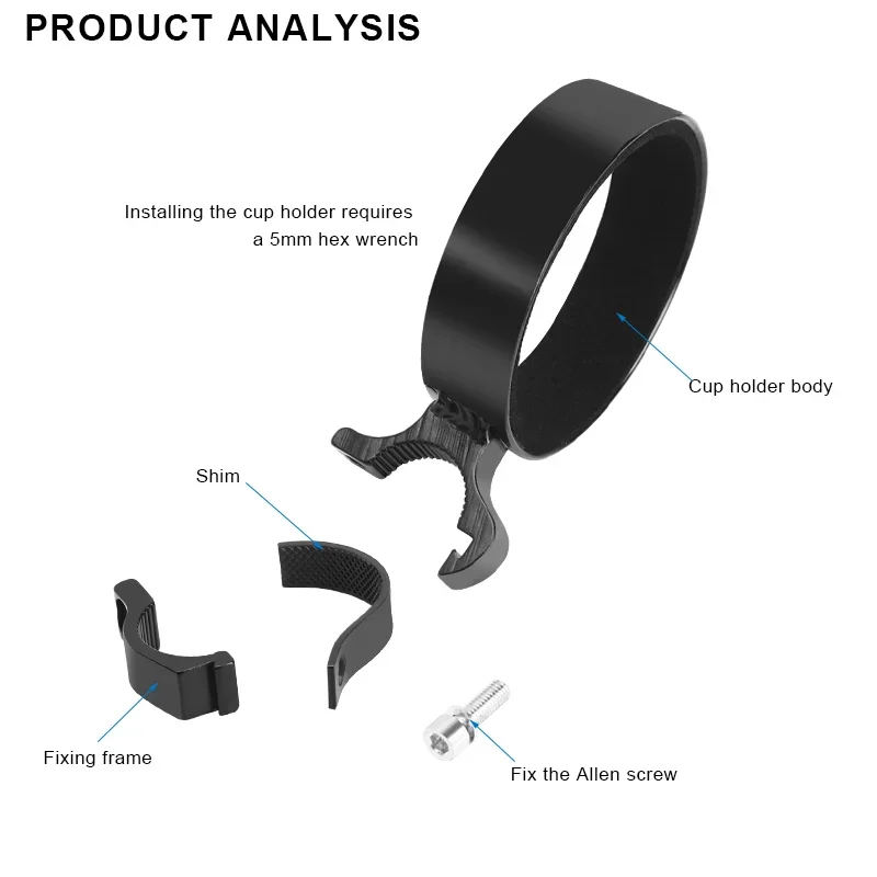 

Держатель для велосипедной бутылки, алюминиевый сплав, стойка для бутылки с водой для горного и шоссейного велосипеда, руль MTB, крепление для чашки для кофе, напитка, кронштейн