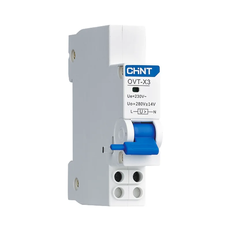 

Chint Overvoltage Tripper OVT-X1/X3 is assembled with small circuit breaker circuit breaker NXB-63 and 125