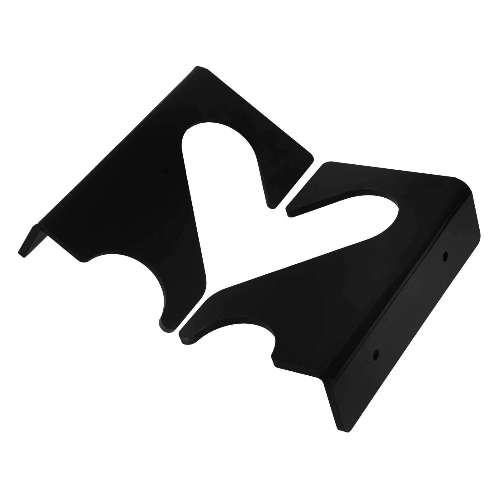 

Acrylic Sword Stand Wall Mount Display Holder for Lightsabers Durable Black Pair Martial Rack Space Saving