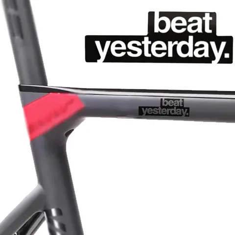 कल को हराओ सड़क साइकिल एमटीबी फ्रेम स्टिकर टॉप ट्यूब वाटरप्रूफ फैशन सजावट सहायक उपकरण बाइक टिकाऊ विनाइल डीकल्स 10 best sales विशेष बाइक स्टिकर - №6