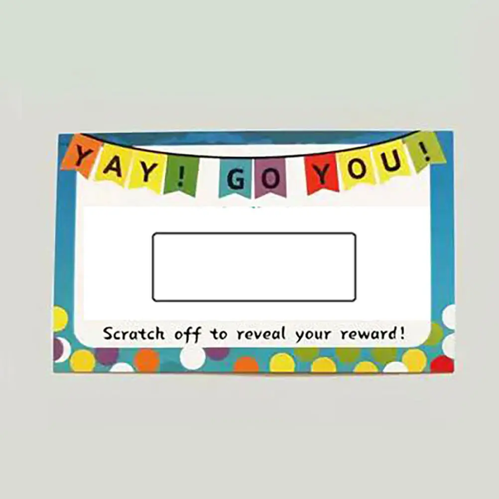 

50 листов скретч-карт для самостоятельного оформления: пустые карточки для вечеринок, концертов, сюрпризов, девичников, мотивационных наград