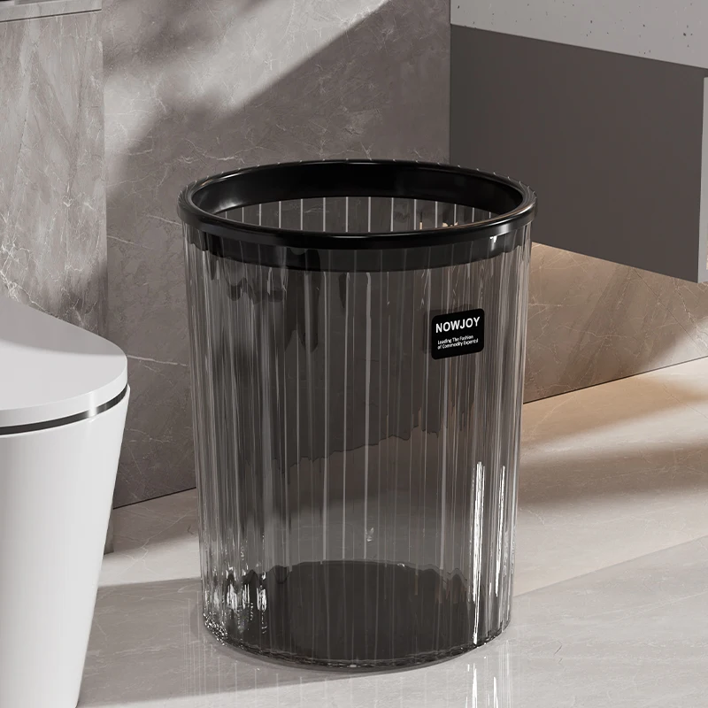 

Large Capacity Kitchen Bathroom Living Room Bedroom Luxury High Aesthetic Value Trash Can Home Use 2025 New Model PET Material