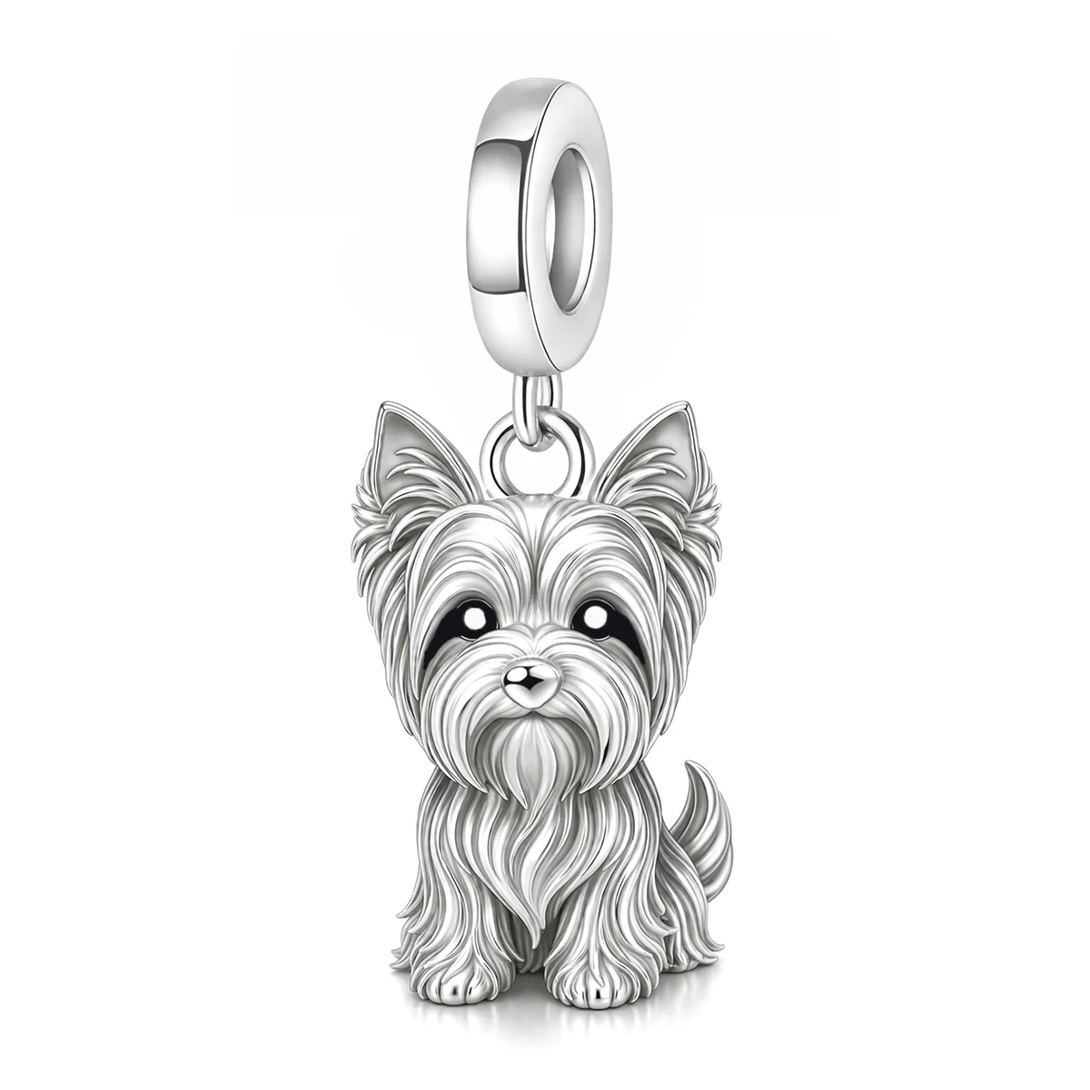 Pan Charms Puppy Dog Paw Print Pet Lover Pendant Charm Beads Fit Original Bracelet Jewelry DIY Birthday Gift for Her/Him Women