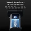 JISULIFE 휴대용 팬 울트라 2, 강력한 터보 제트 팬, 100개 속도, 9000mAh 충전식 배터리, LED 디스플레이, 야외 캠핑 3