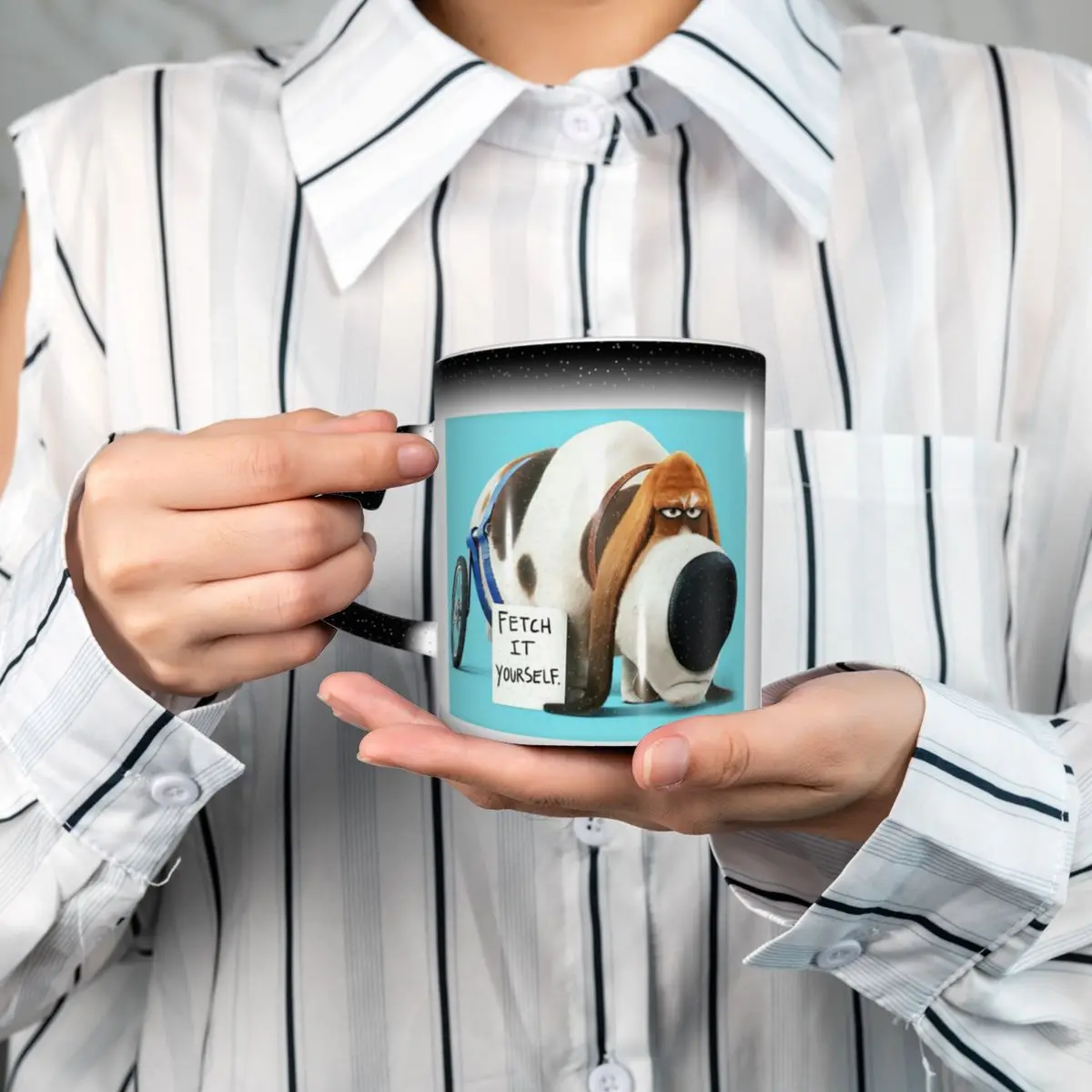 Animated Film The Secret Life Of Pets Mug Funny Ceramic Coffee Cups Tea Mugs Milk Cup Drinkware Gifts for Woman Man