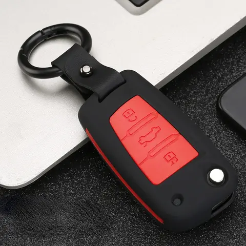 TPU bilnyckelfodral skal skal fob för Audi A3 8L 8P A4 B6 B7 B8 A6 C5 C6 4F RS3 Q3 Q7 TT 8L 8V S3 skyddshållare nyckellös 10 best sales 8v - №7